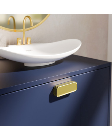 Maniglia per mobile WEGA maniglia design colore 4 montata su un cassetto