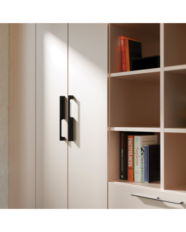 Maniglia per mobile nera opaca LEFT FIELD design