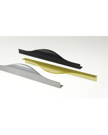 Maniglia per mobile LEXA maniglia design posizionata su uno sfondo