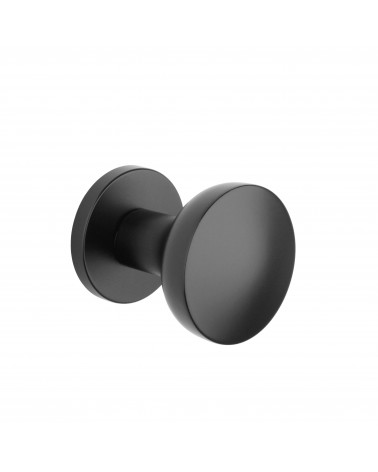 Pomello per porta nero MESA Rotondo mobile - maniglia design
