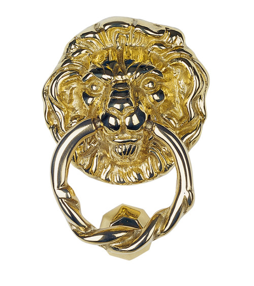 Battiporta LION in ottone titanio PVD EUROWALE