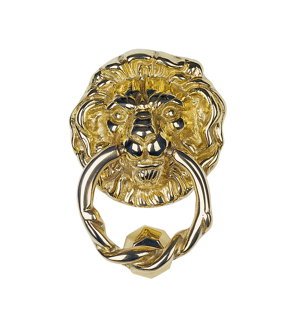 Battiporta LION in ottone titanio PVD EUROWALE