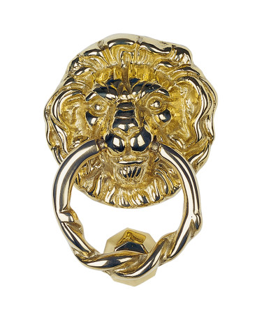 Battiporta LION in ottone titanio PVD EUROWALE