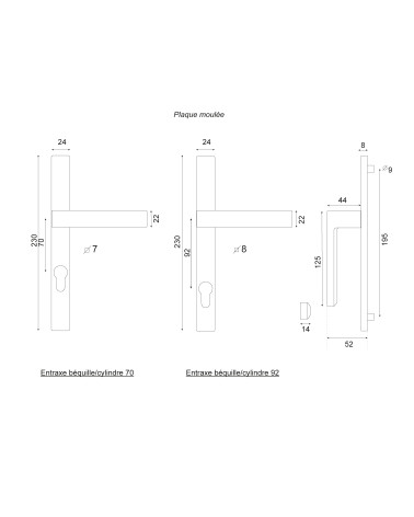 Disegno Bloom placca stretta 24 Bianco EUROWALE