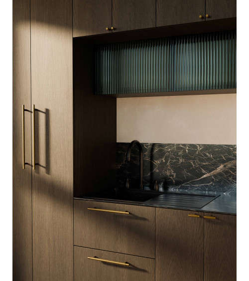 Maniglia per mobile patinata su ottone VENDÉ maniglia di design