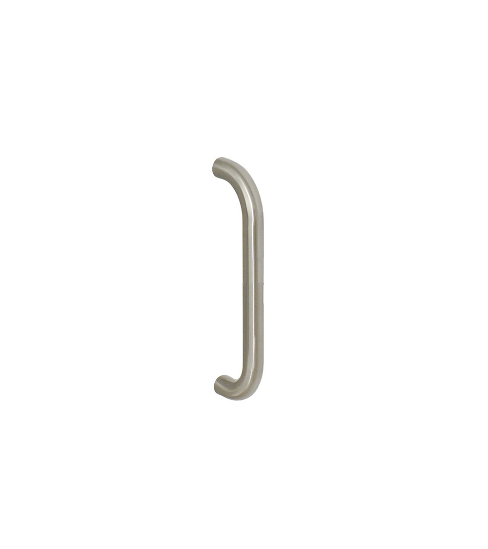 Maniglia di tiro semplice Bordeaux angolata inox D19 ea200 EUROWALE