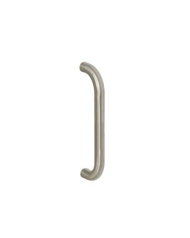 Maniglia di tiro semplice Bordeaux angolata inox D19 ea200 EUROWALE