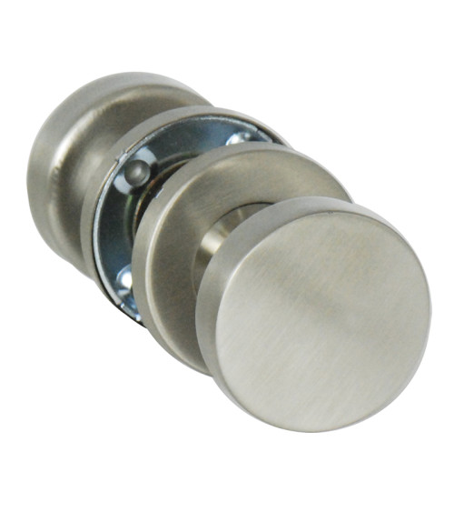 Maniglia per porta pomello doppio Cilindro piatto inox EUROWALE