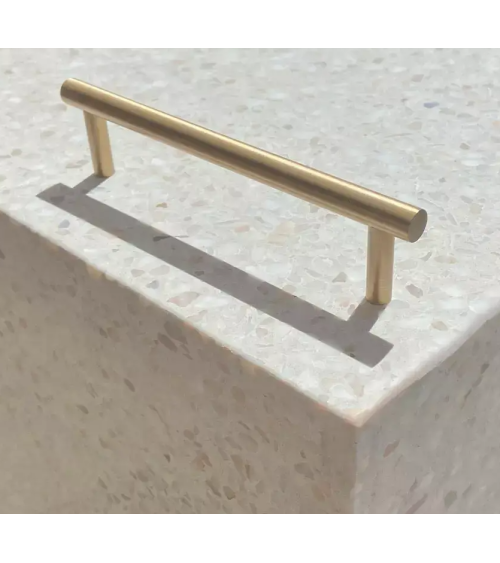 Maniglia per mobile in ottone T-Bar