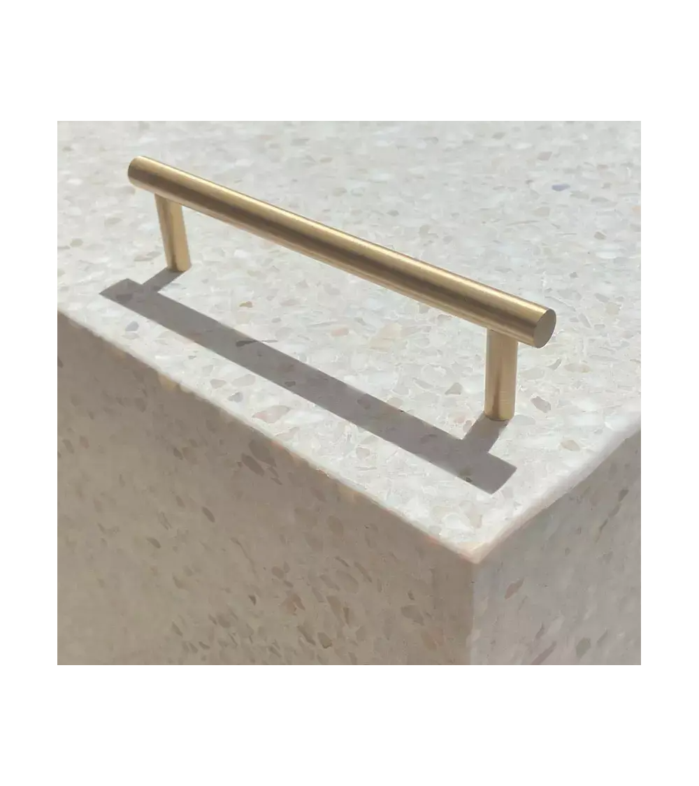 Maniglia per mobile in ottone T-Bar