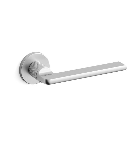 Maniglia porta cromo satinato Mandelli Grint maniglia design