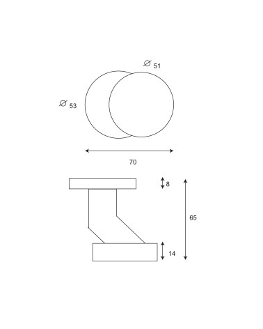 Disegno Pomolo palier déportato EUROWALE