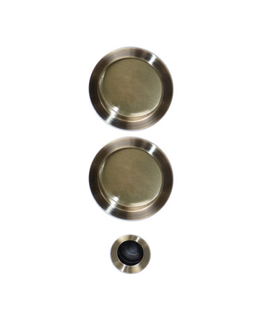 Kit scorrevole Bronze cuvette tonde BDC
