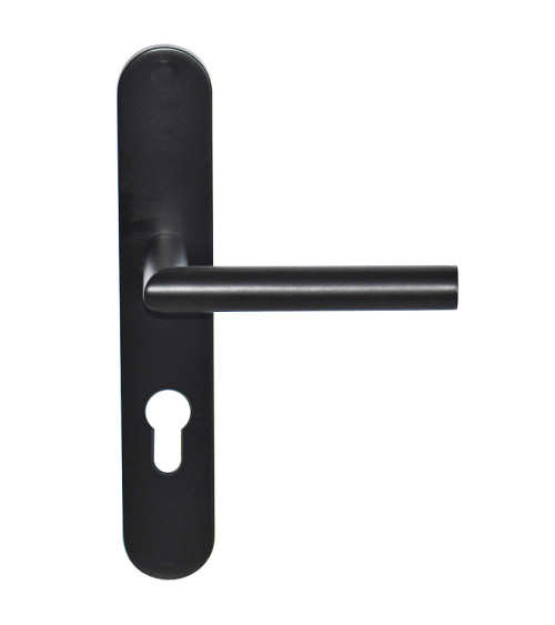 Maniglia Altesse su grande placca nera PVD Cilindro 70