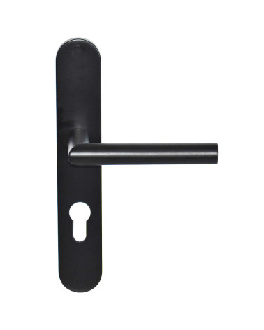 Maniglia Altesse su grande placca nera PVD Cilindro 70