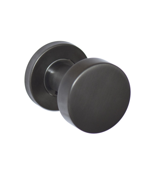 Bottone cilindro Grigio Luce PVD EUROWALE