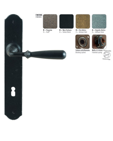 Maniglia per porta colore nero FON