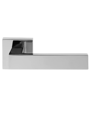 Maniglie per porta quadrate di colore cromo lucido Marquess