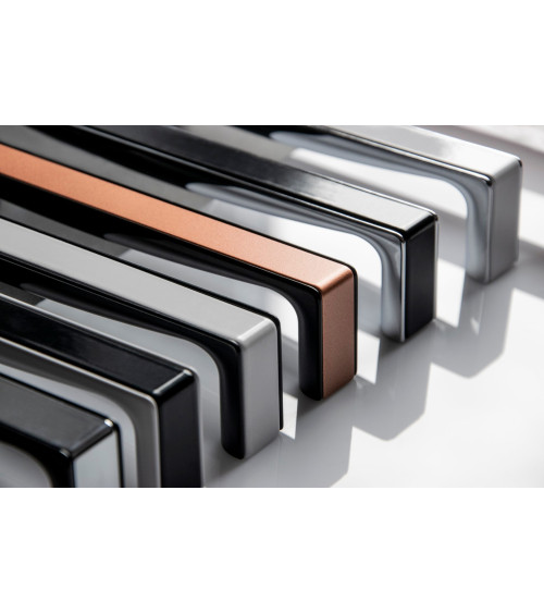 Maniglia per mobile cromo brillante/nero brillante TWIX maniglia design