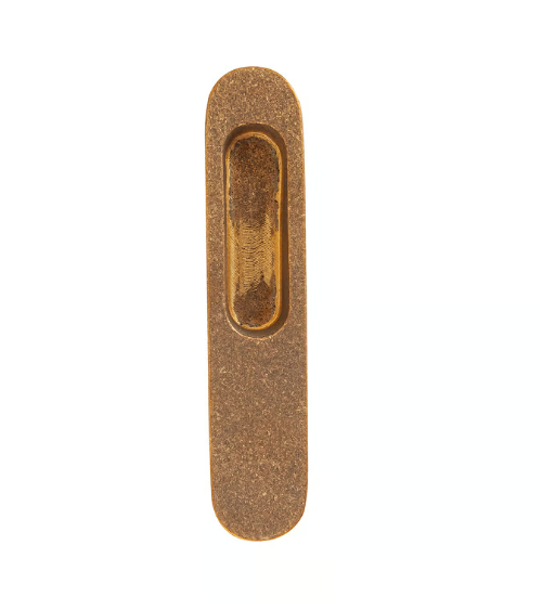 Pezzo della maniglia per porta PSLD FER VIEILLI - BRONZE BRUT