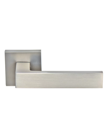 Maniglie per porta quadrate color nichel satinato Marquess