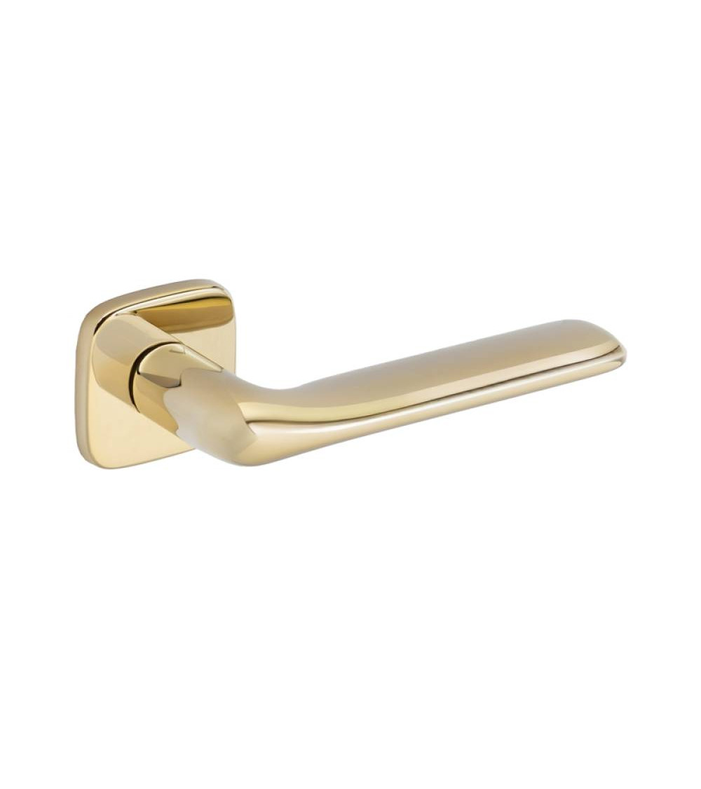 Maniglia per porta finitura oro lucido FLAT design