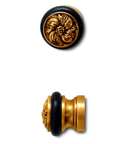 Fermaporta PISE in finitura oro opaco