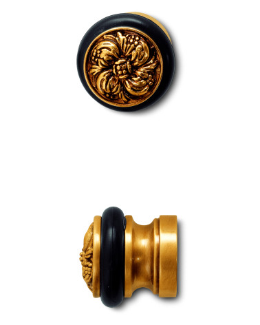 Fermaporta PISE in finitura oro opaco
