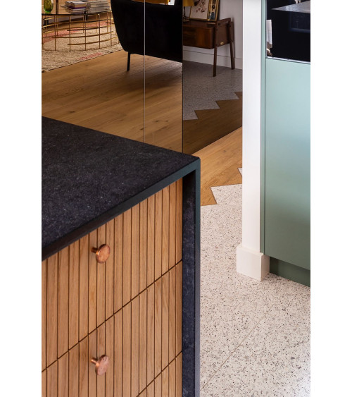 Pomolo per mobile in ottone NENA M design