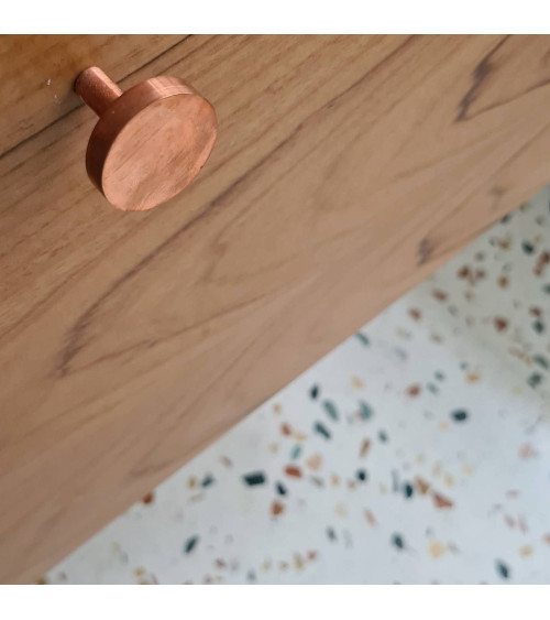 Pomolo per mobile in ottone NENA M design