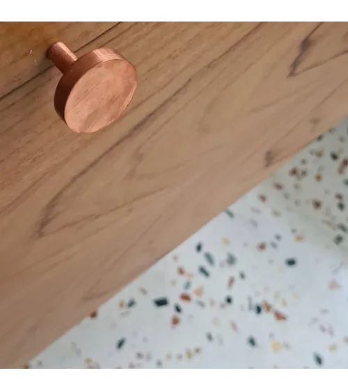 Pomolo per mobile in ottone NENA M design