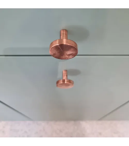 Pomolo per mobile in ottone NENA M design