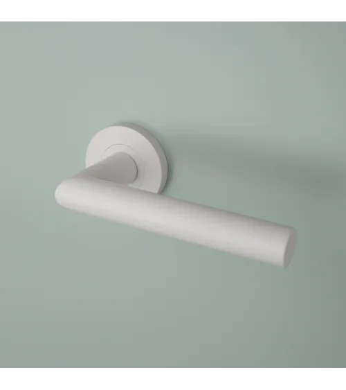 Maniglie per porta bianche ovali