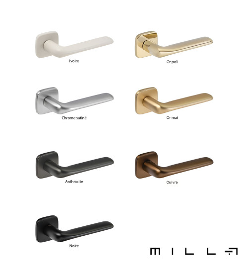 Maniglia per porta oro opaco FLAT design