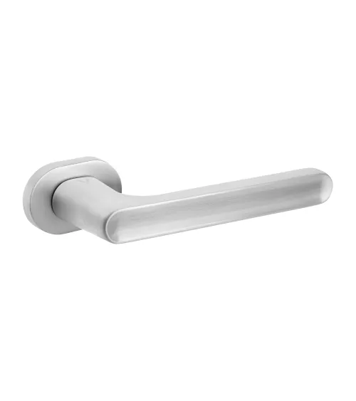Maniglia per porta in cromo spazzolato JACOB design