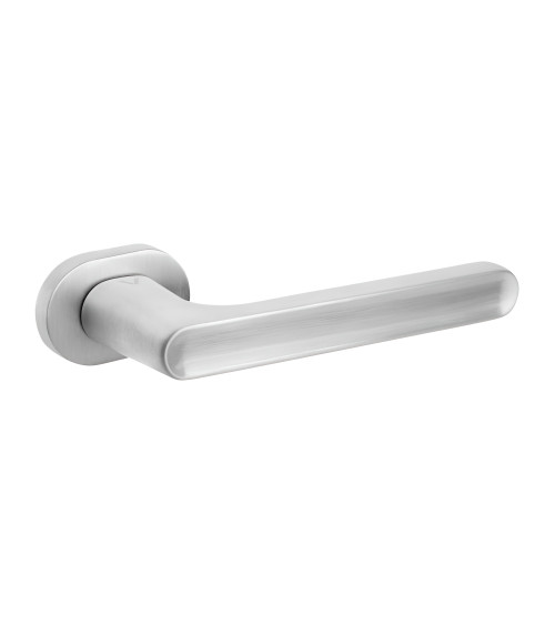 Maniglia per porta in cromo spazzolato JACOB design