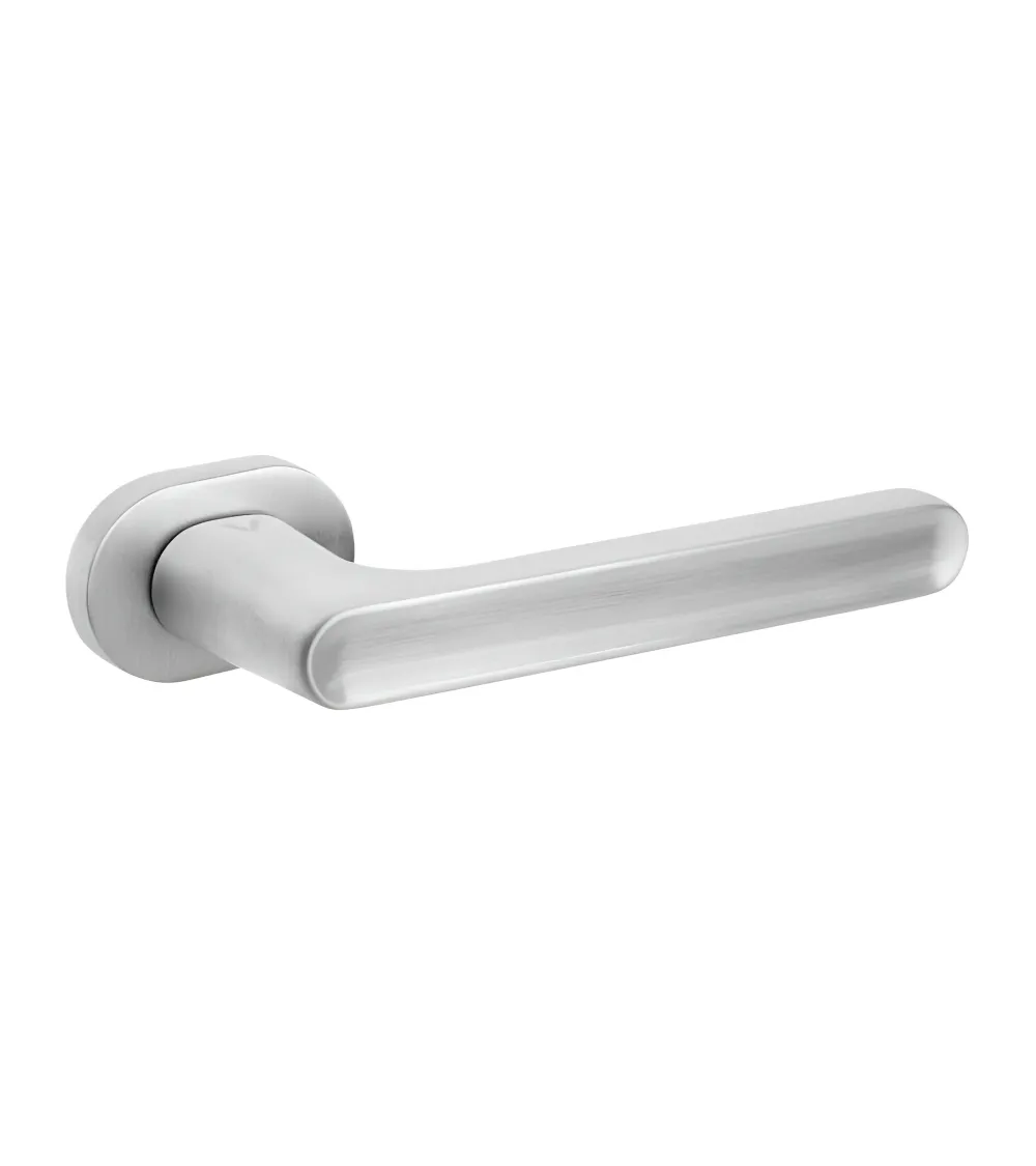 Maniglia per porta in cromo spazzolato JACOB design