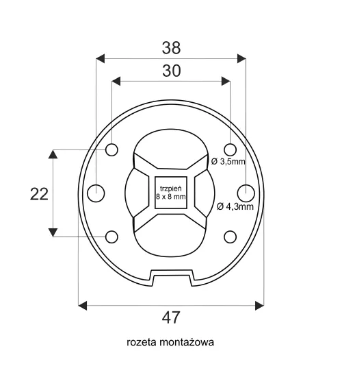 Maniglia porta antracite ANDREA design