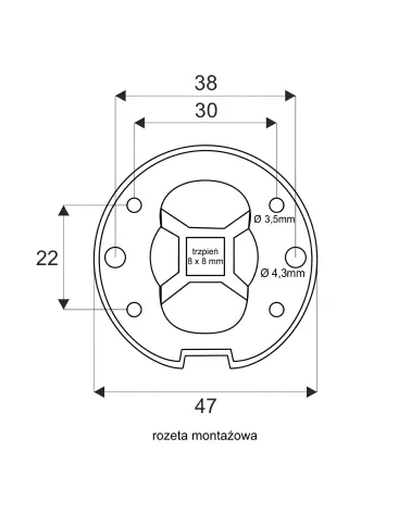 Maniglia per porta ANDREA con didascalie
