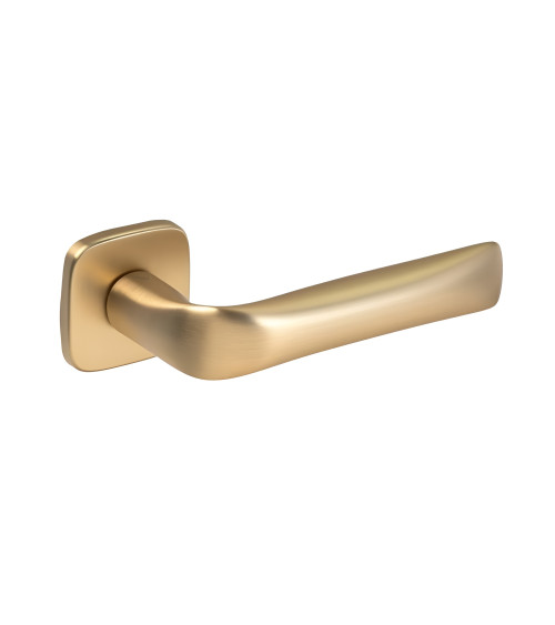 Maniglia per porta oro satinato FOLD design