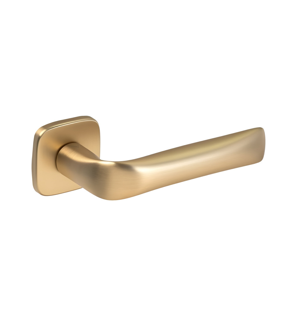 Maniglia per porta oro satinato FOLD design