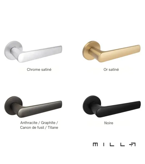 Maniglia per porta contemporanea MILA design