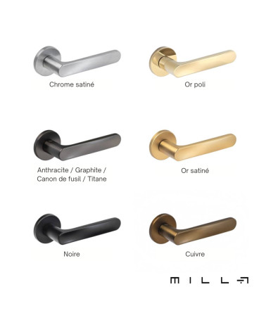 Maniglia per porta RITA maniglia design con 7 varianti