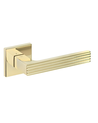Maniglia per porta contemporanea in zamak FELICE quadrata design