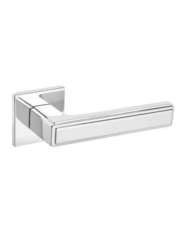Maniglia per porta moderna in zamak FRESSIA quadrata design