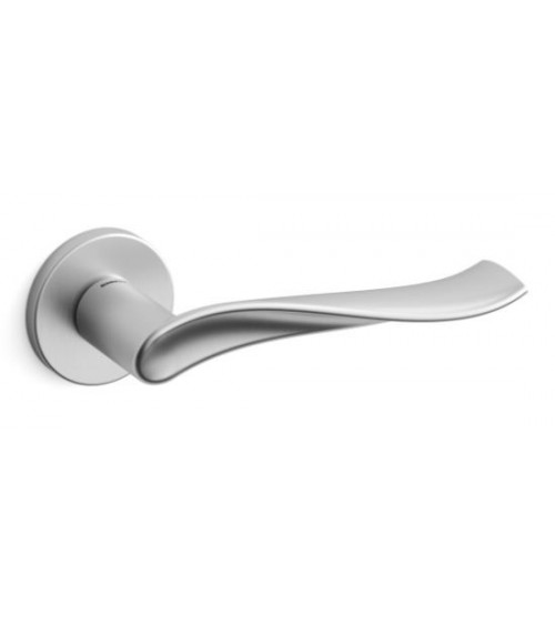 Maniglia porta cromo satinato Mandelli Spin maniglia design