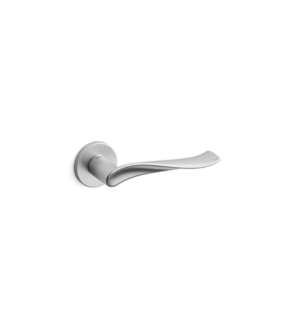 Maniglia porta cromo satinato Mandelli Spin maniglia design