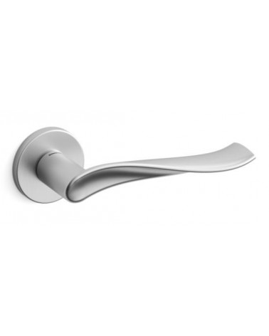 Maniglia porta cromo satinato Mandelli Spin maniglia design