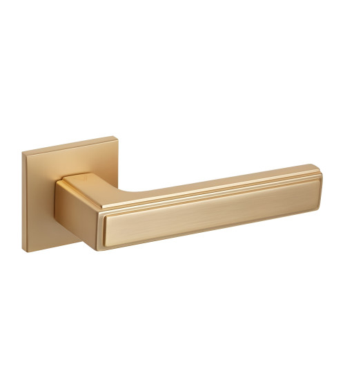 Maniglia per porta oro satinato FRESSIA design