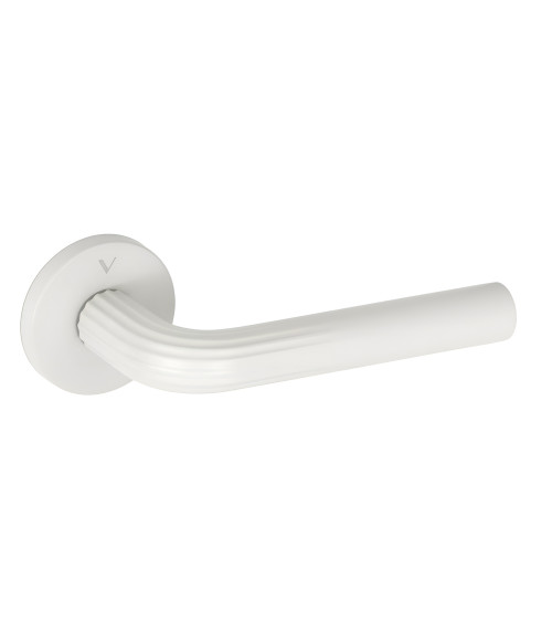 Maniglia per porta minimalista in zama FRELLA tonda design